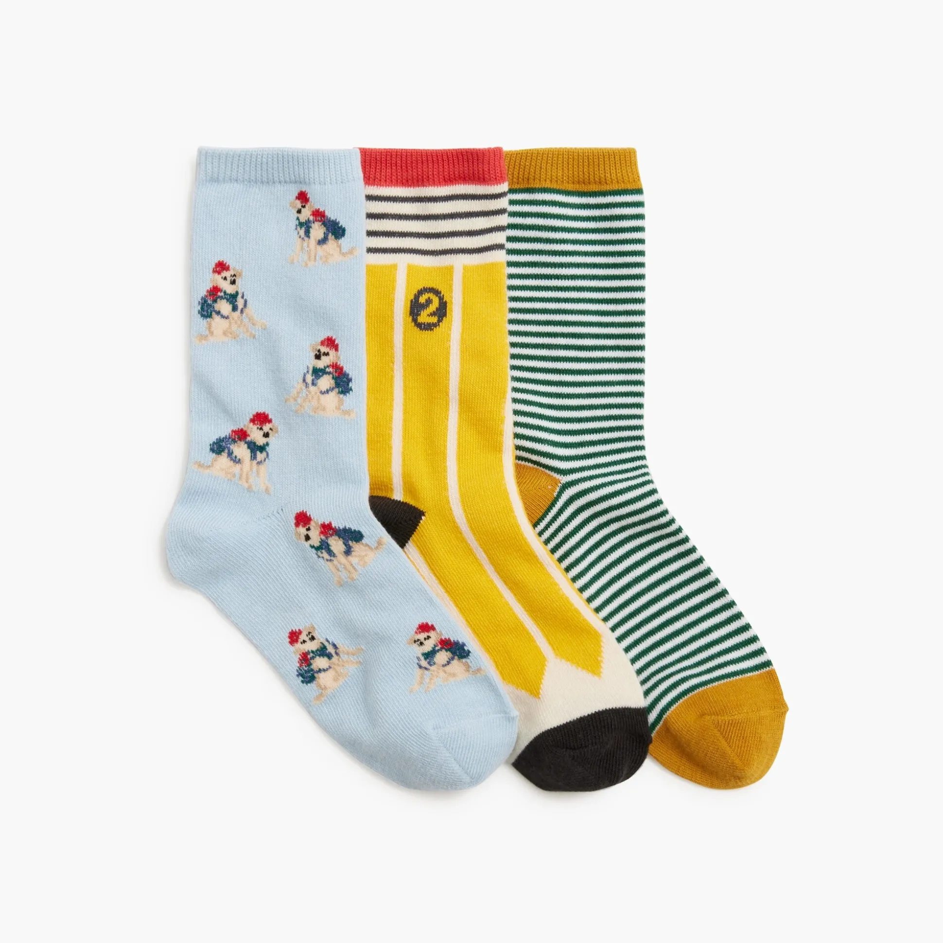 Factory: Boys' Back-To-School Trouser Socks Pack For Boys>J.Crew Factory Store