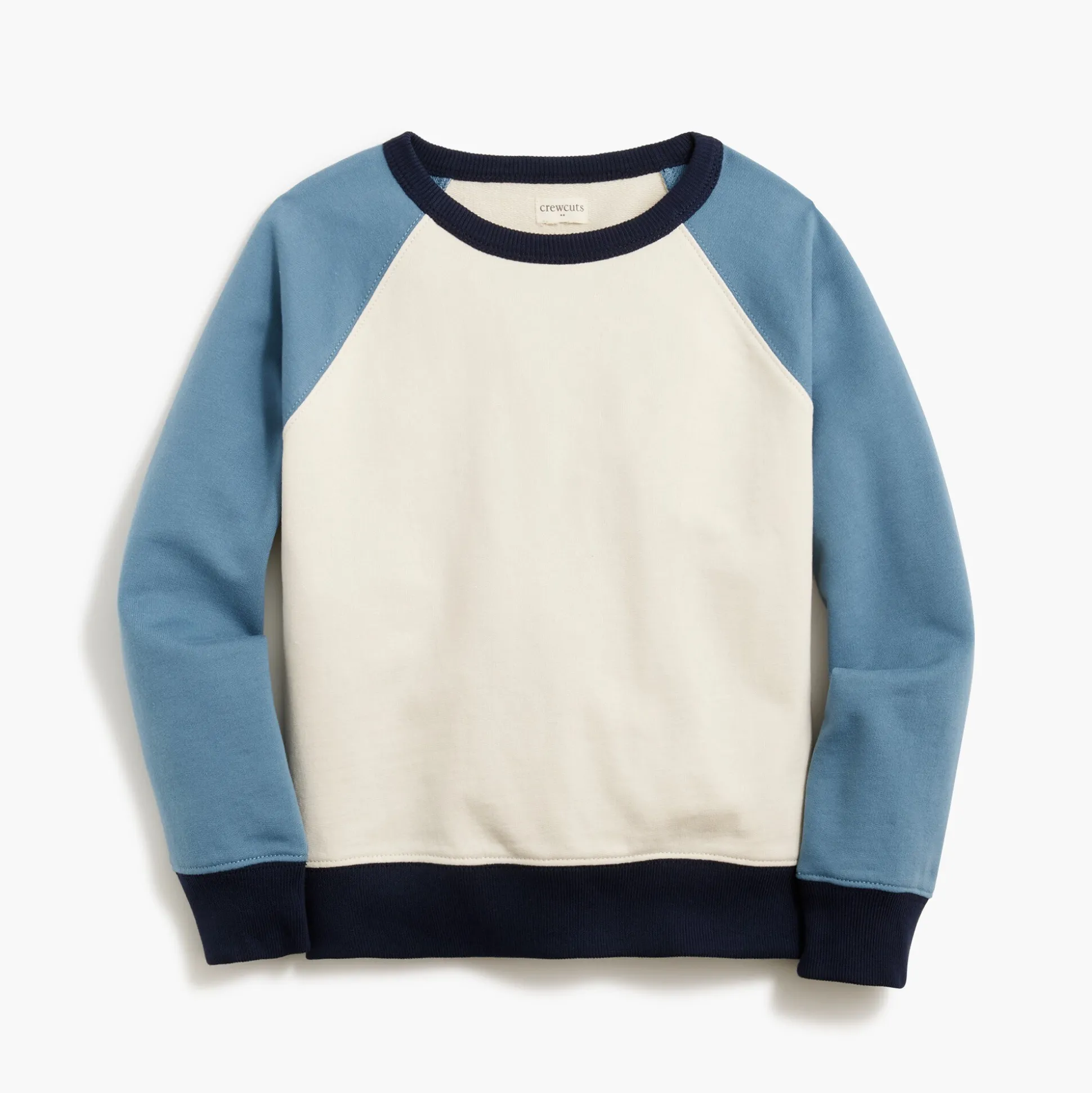 Factory: Boys' Colorblock Baseball Crewneck For Boys>J.Crew Factory Best