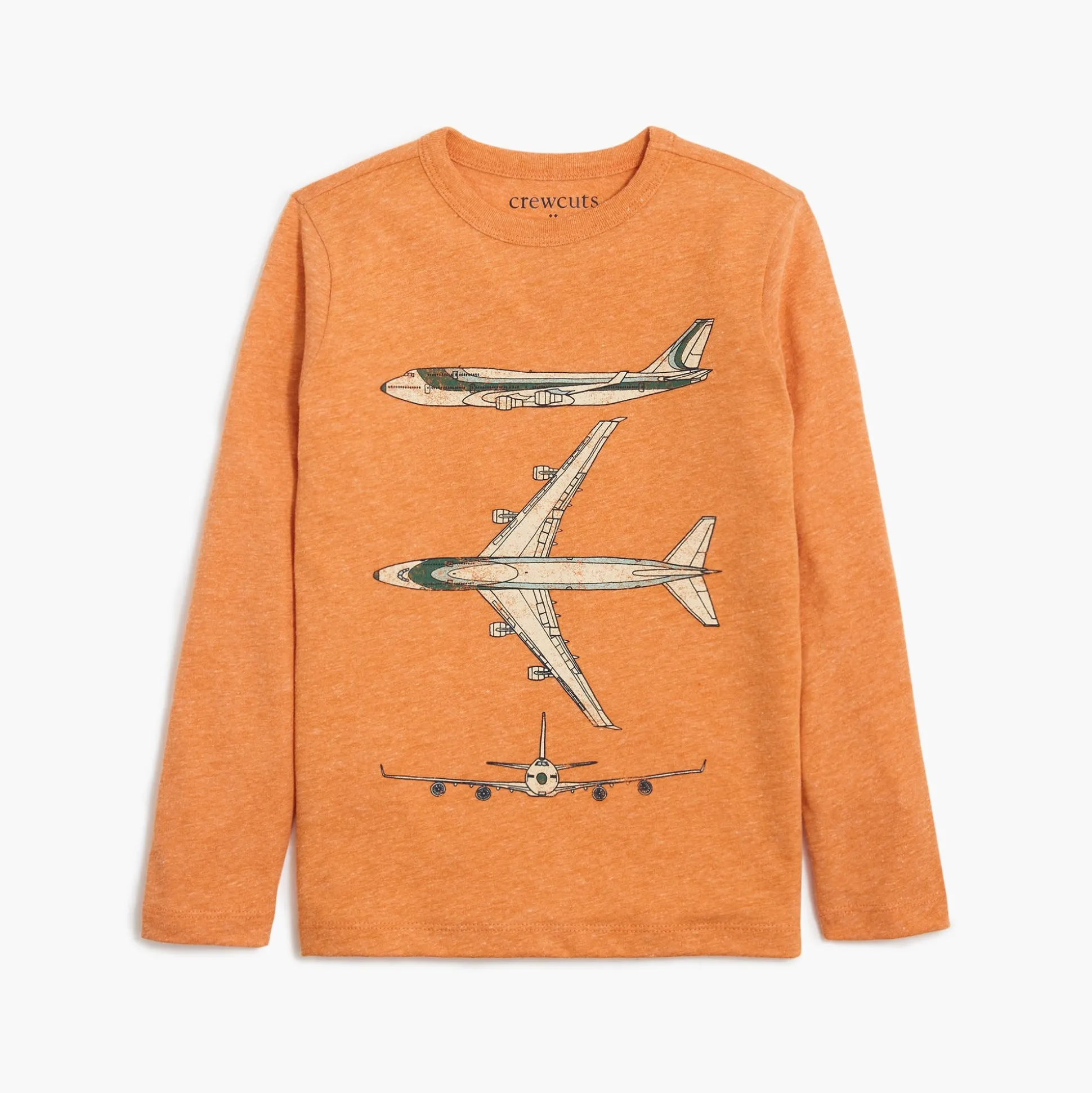 Factory: Boys' Long-Sleeve Airplane Graphic Tee For Boys>J.Crew Factory Sale