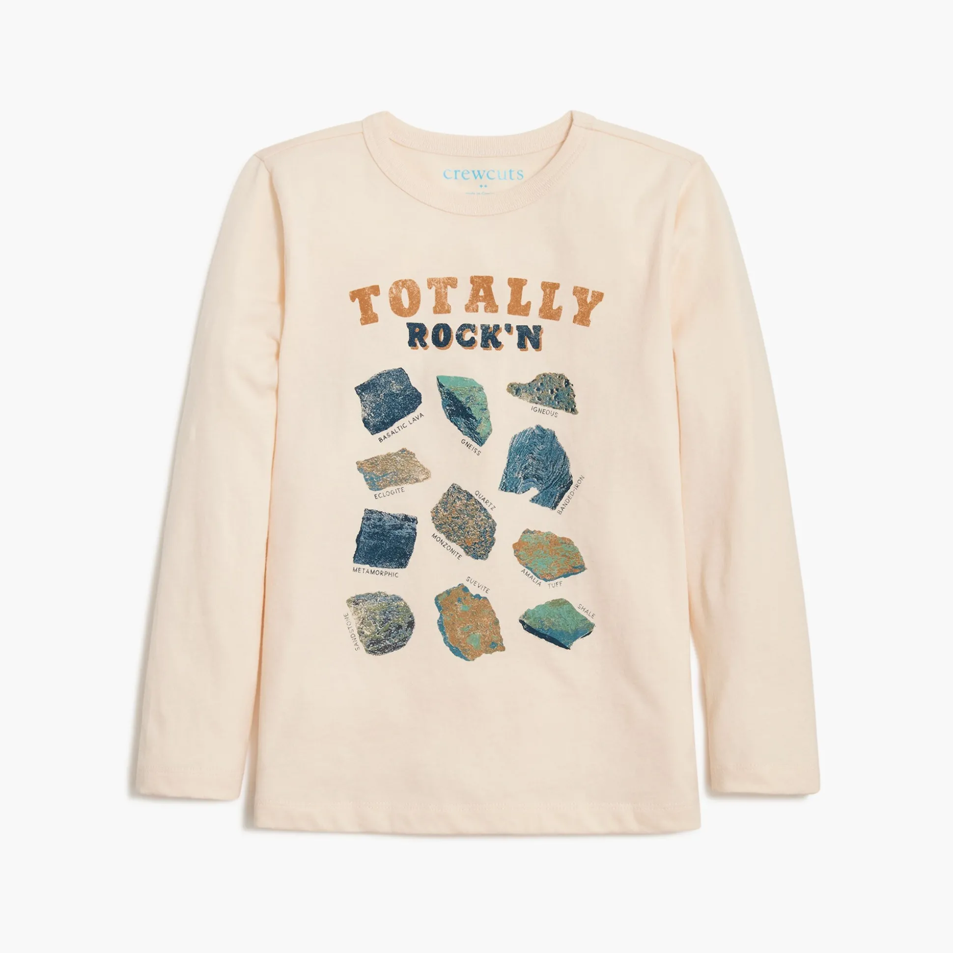 Factory: Boys' Long-Sleeve "Totally Rock'N" Graphic Tee For Boys>J.Crew Factory New