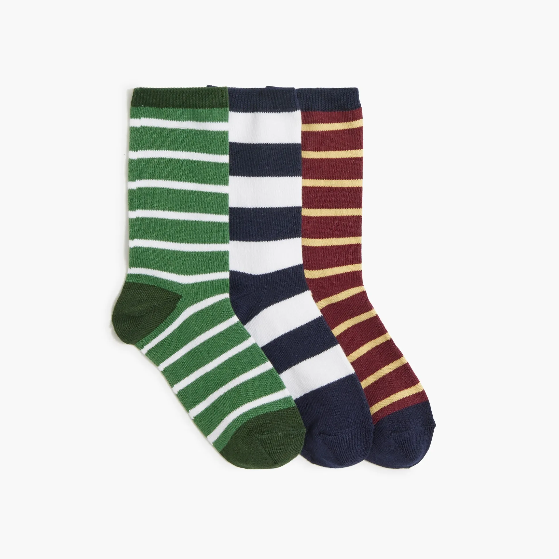 Factory: Boys' Striped Trouser Socks Pack For Boys>J.Crew Factory Fashion