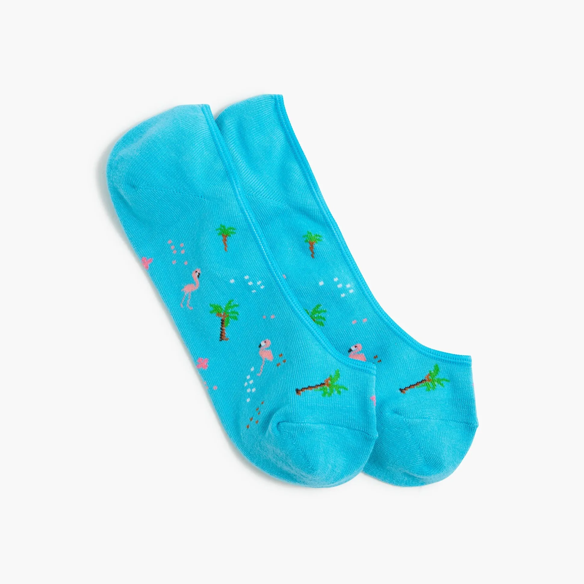 Factory: Flamingo And Palm Tree No-Show Socks For Women>J.Crew Factory Cheap