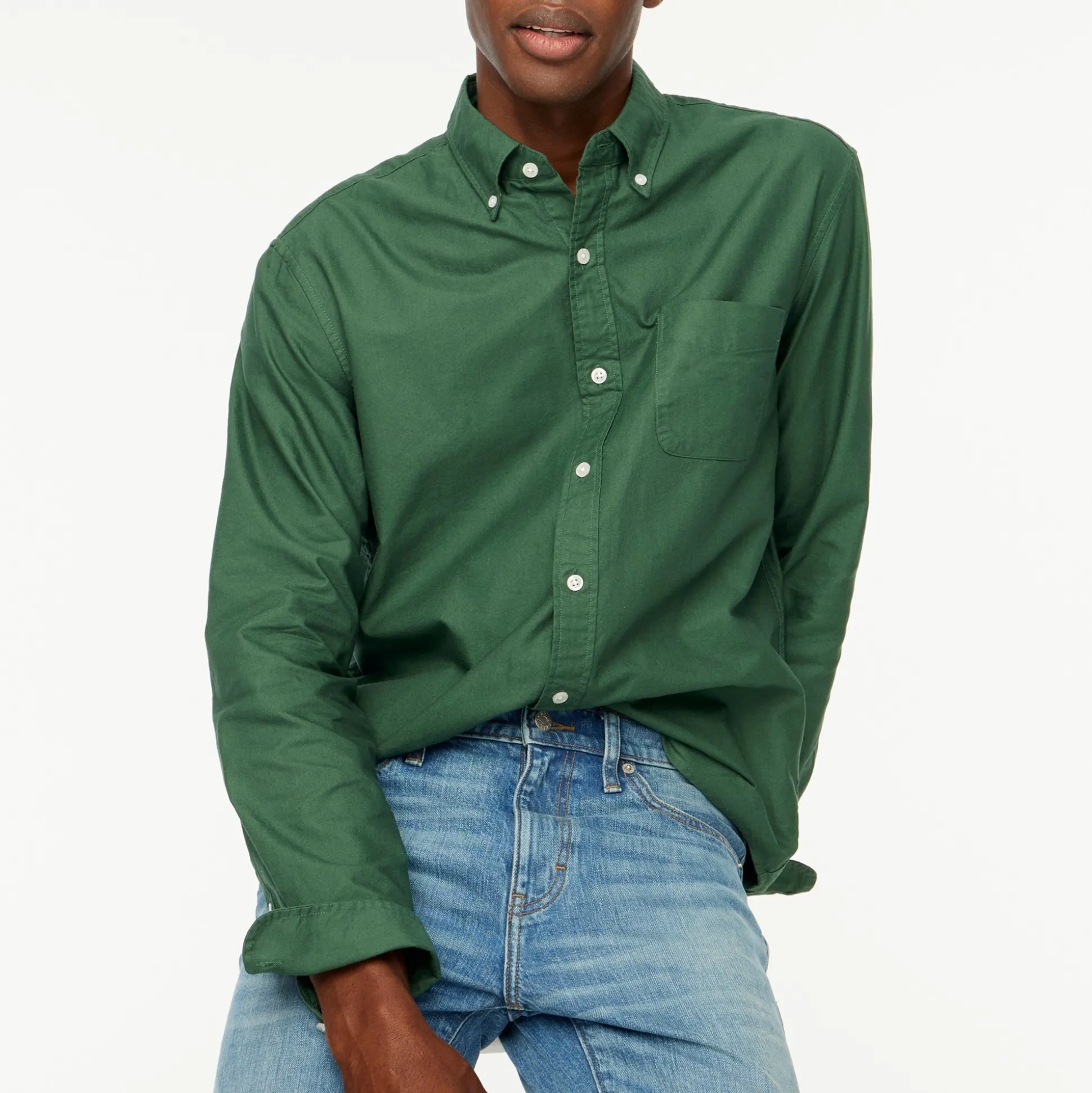 Factory: Flex Oxford Casual Shirt For Men>J.Crew Factory Discount