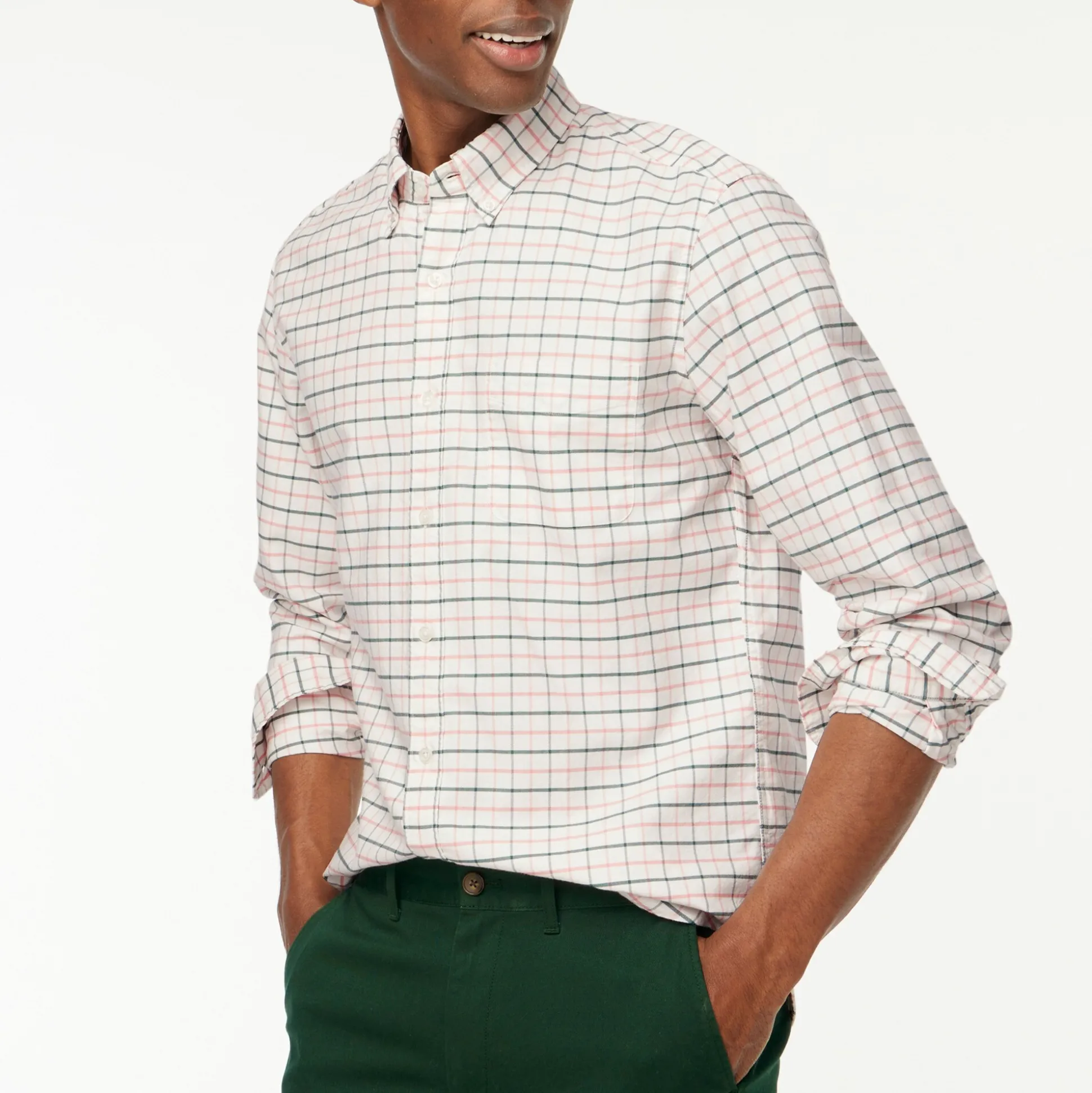 Factory: Flex Oxford Casual Shirt For Men>J.Crew Factory Online