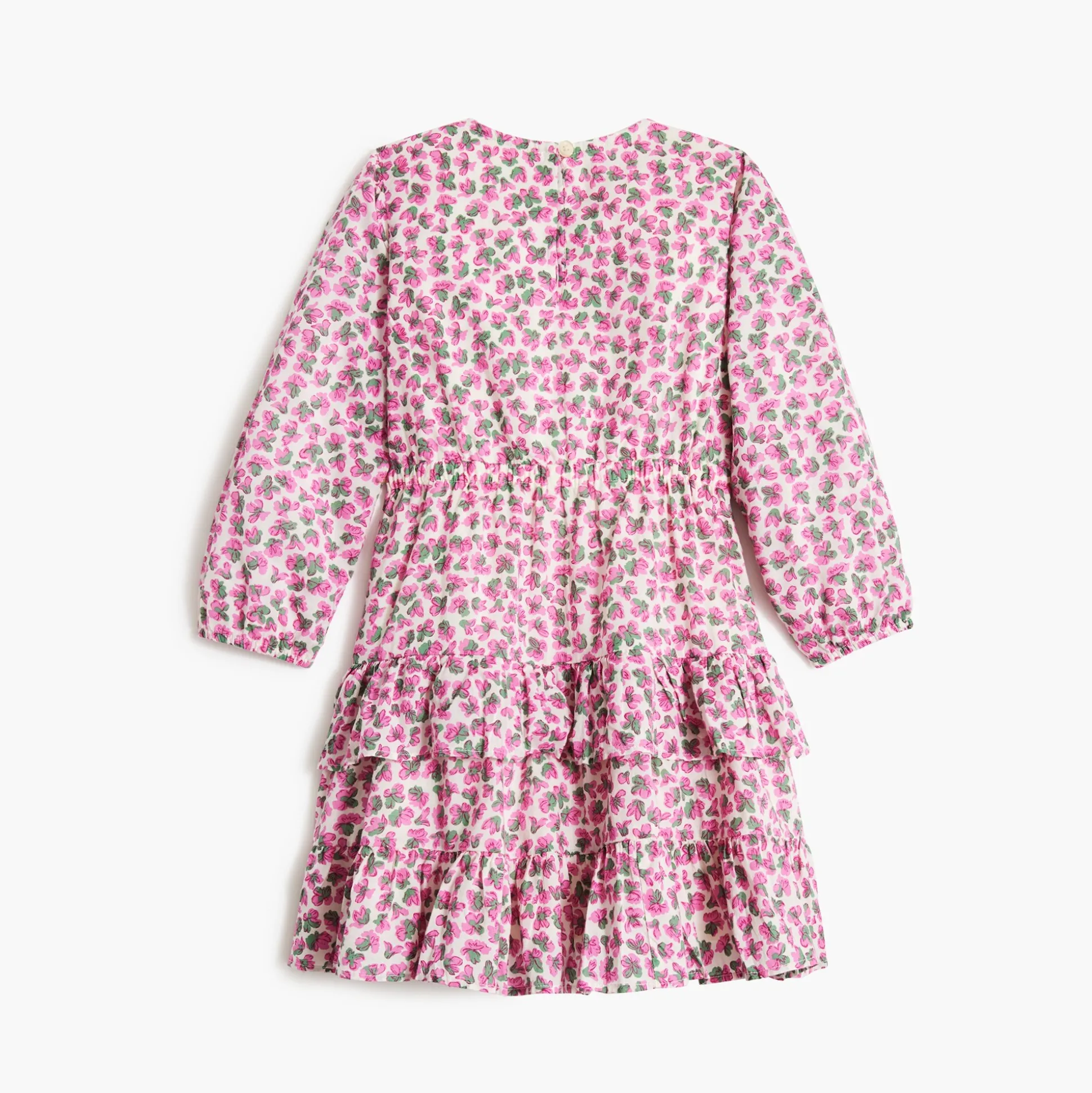 Factory: Girls' Long-Sleeve Floral Dress For Girls>J.Crew Factory Discount