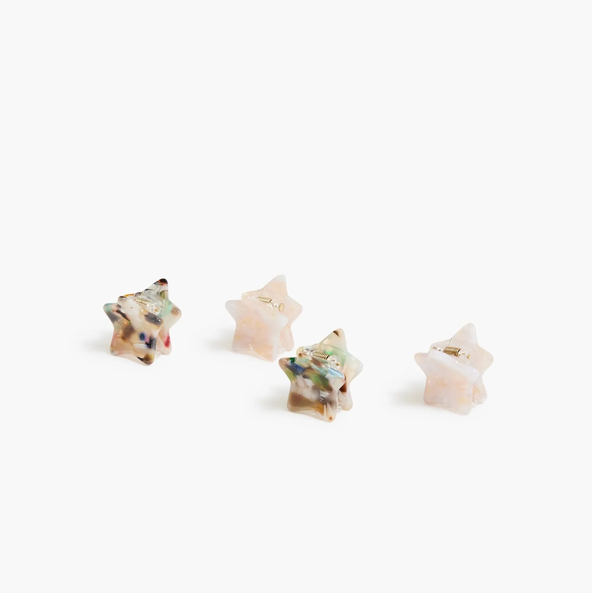 Factory: Girls' Star Hair Clips Set-Of-Four For Girls>J.Crew Factory Outlet