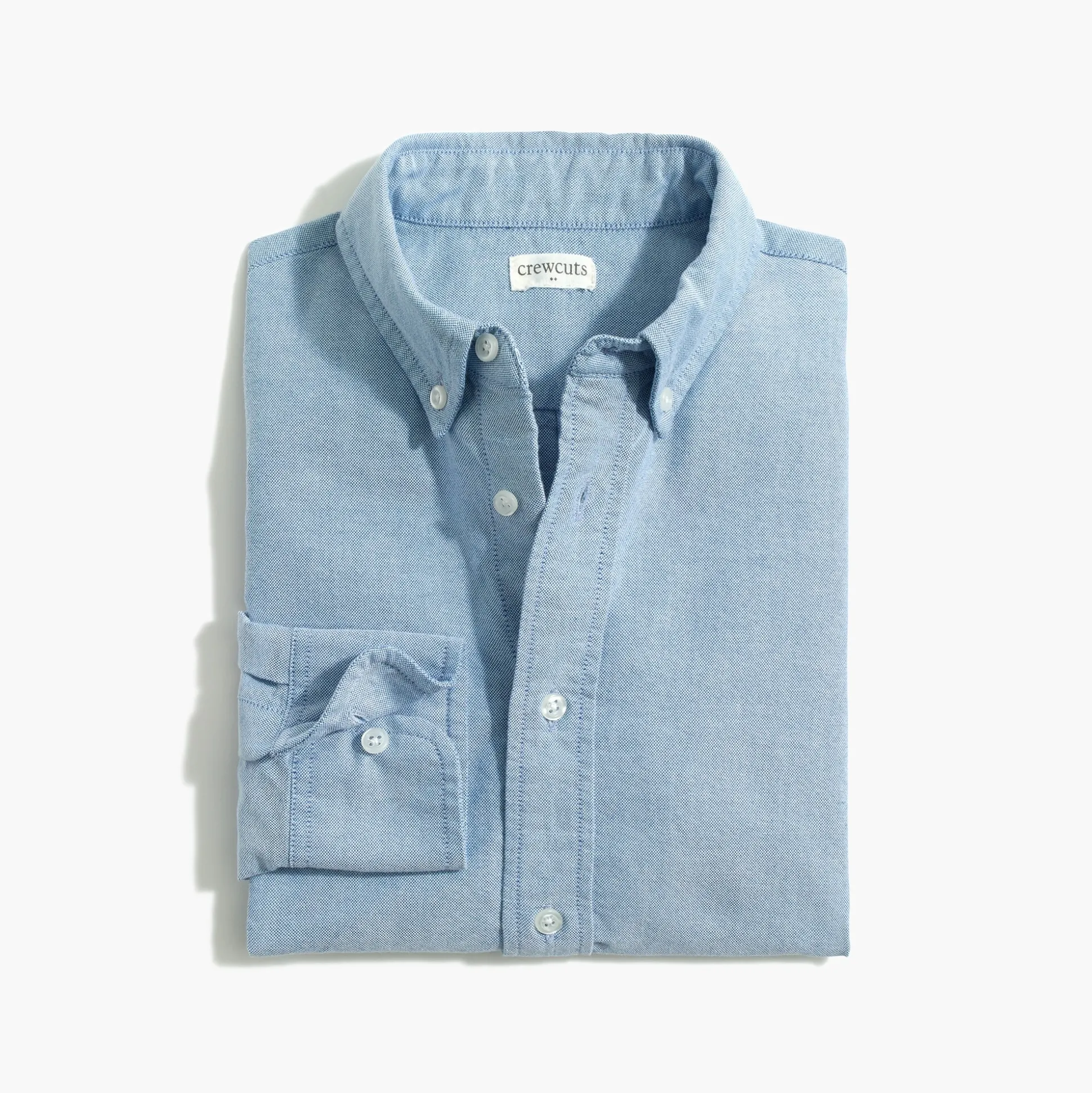 Factory: Kids' Long-Sleeve Stretch Oxford Shirt For Boys>J.Crew Factory Cheap