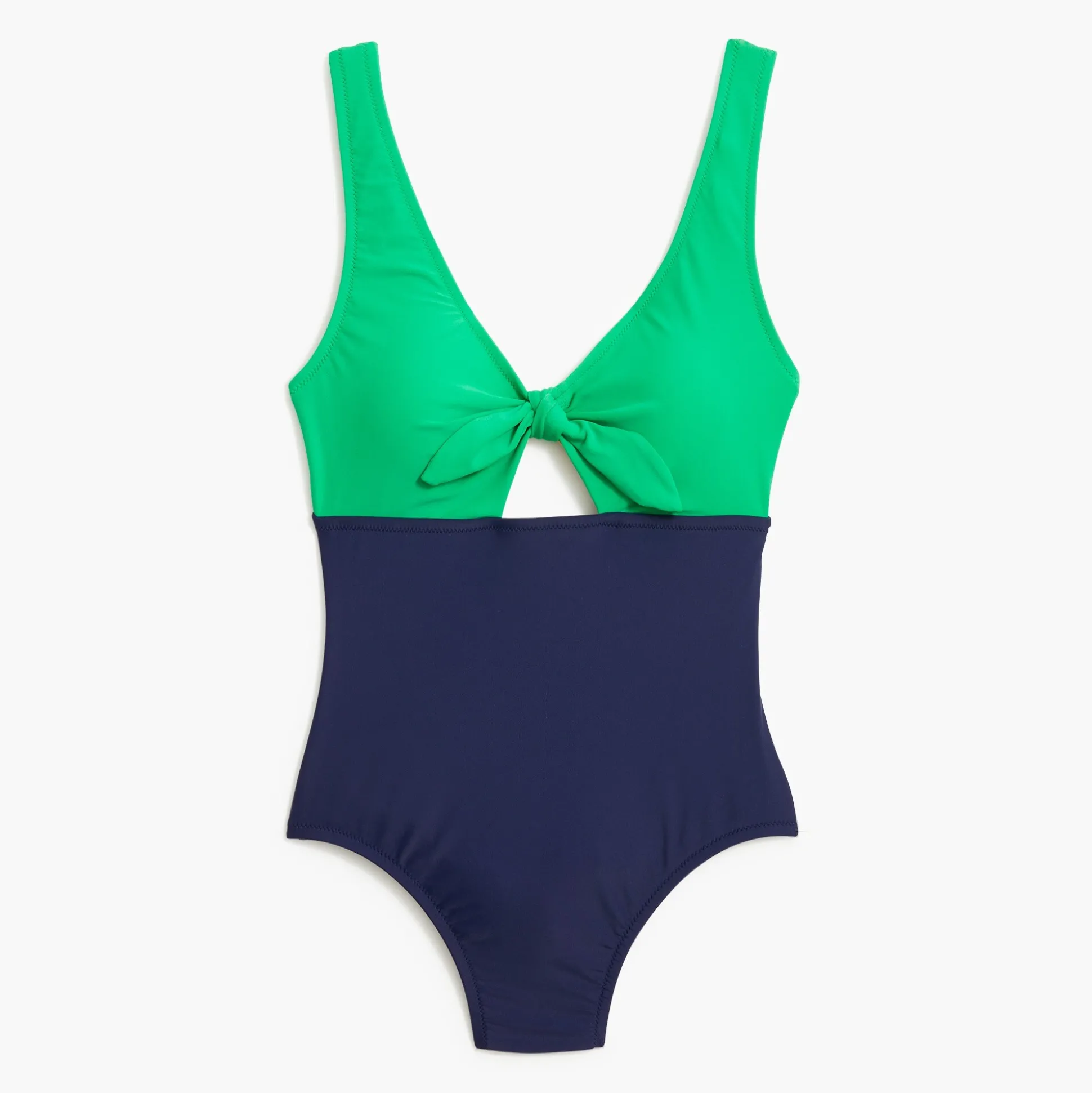 Factory: One-Piece Cutout Swimsuit With Bow For Women>J.Crew Factory Store