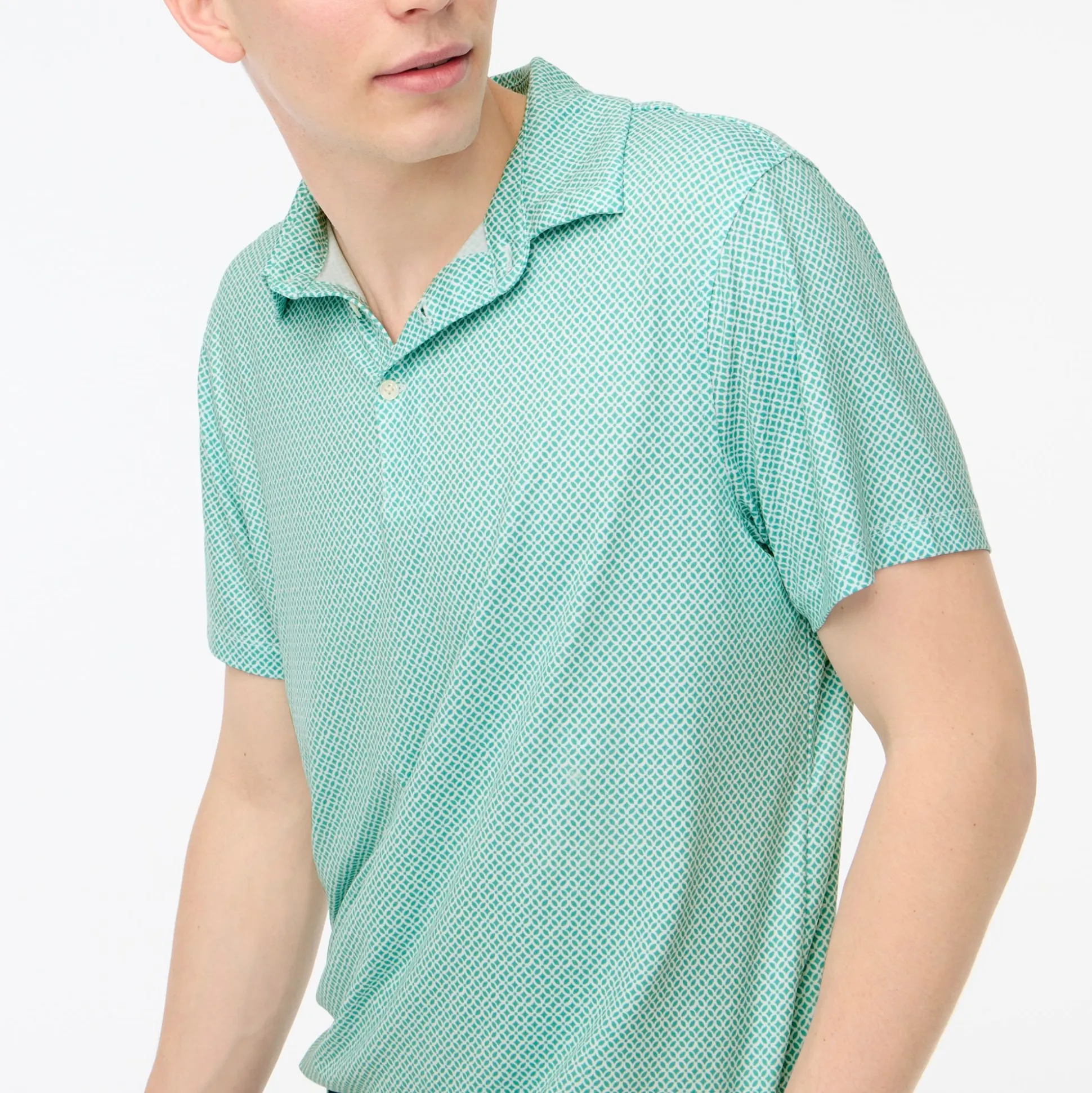 Factory: Printed Performance Polo Shirt For Men>J.Crew Factory Cheap