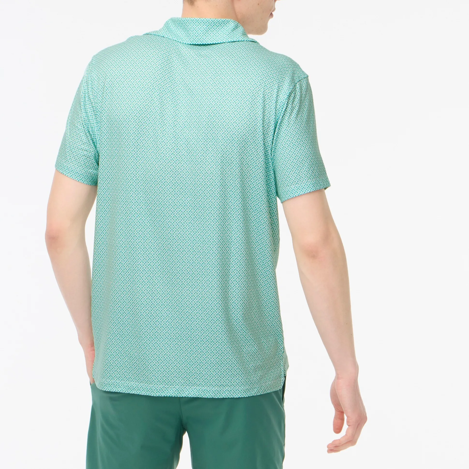 Factory: Printed Performance Polo Shirt For Men>J.Crew Factory Cheap