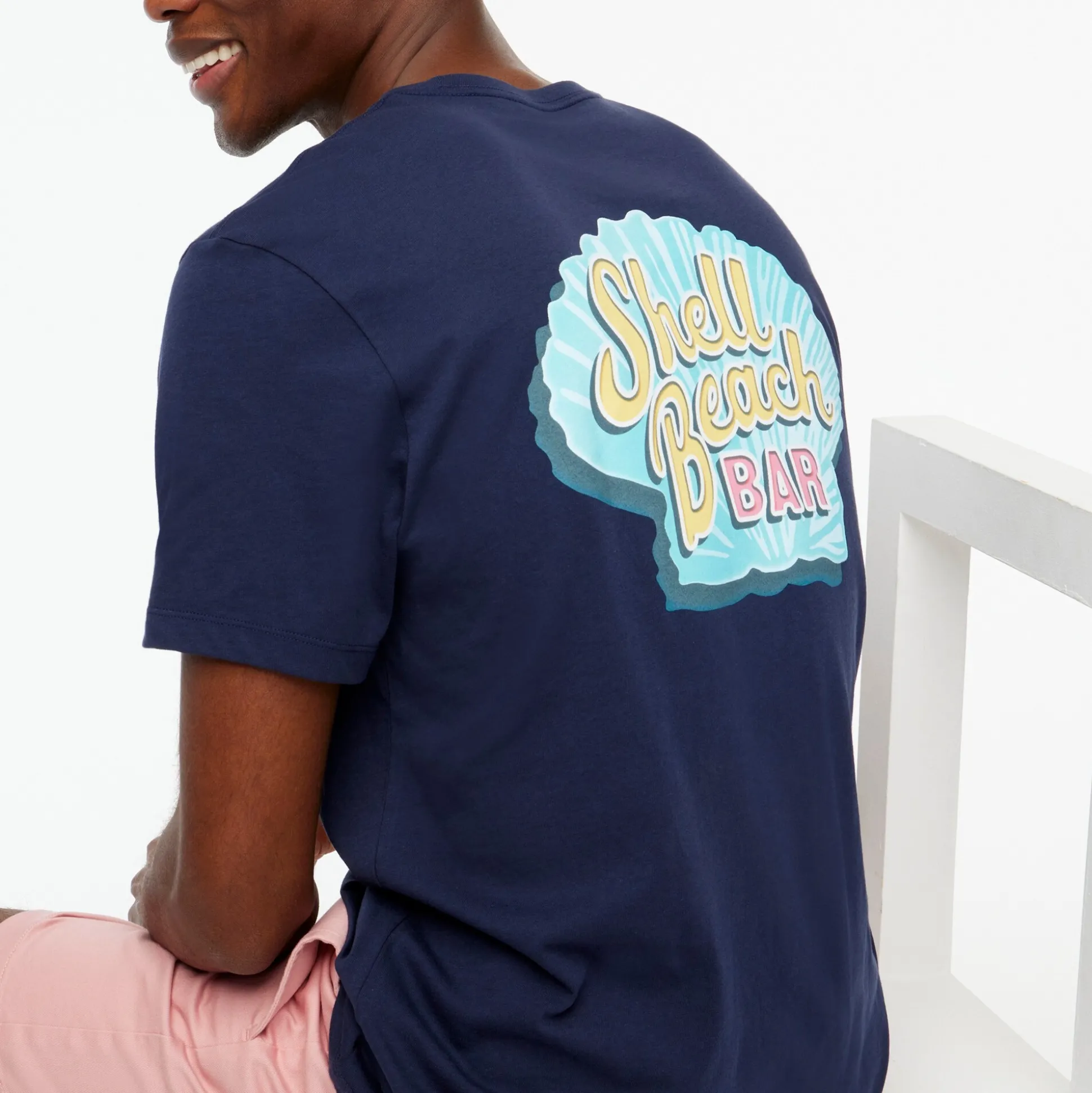 Factory: Shell Beach Bar Graphic Tee For Men>J.Crew Factory Online