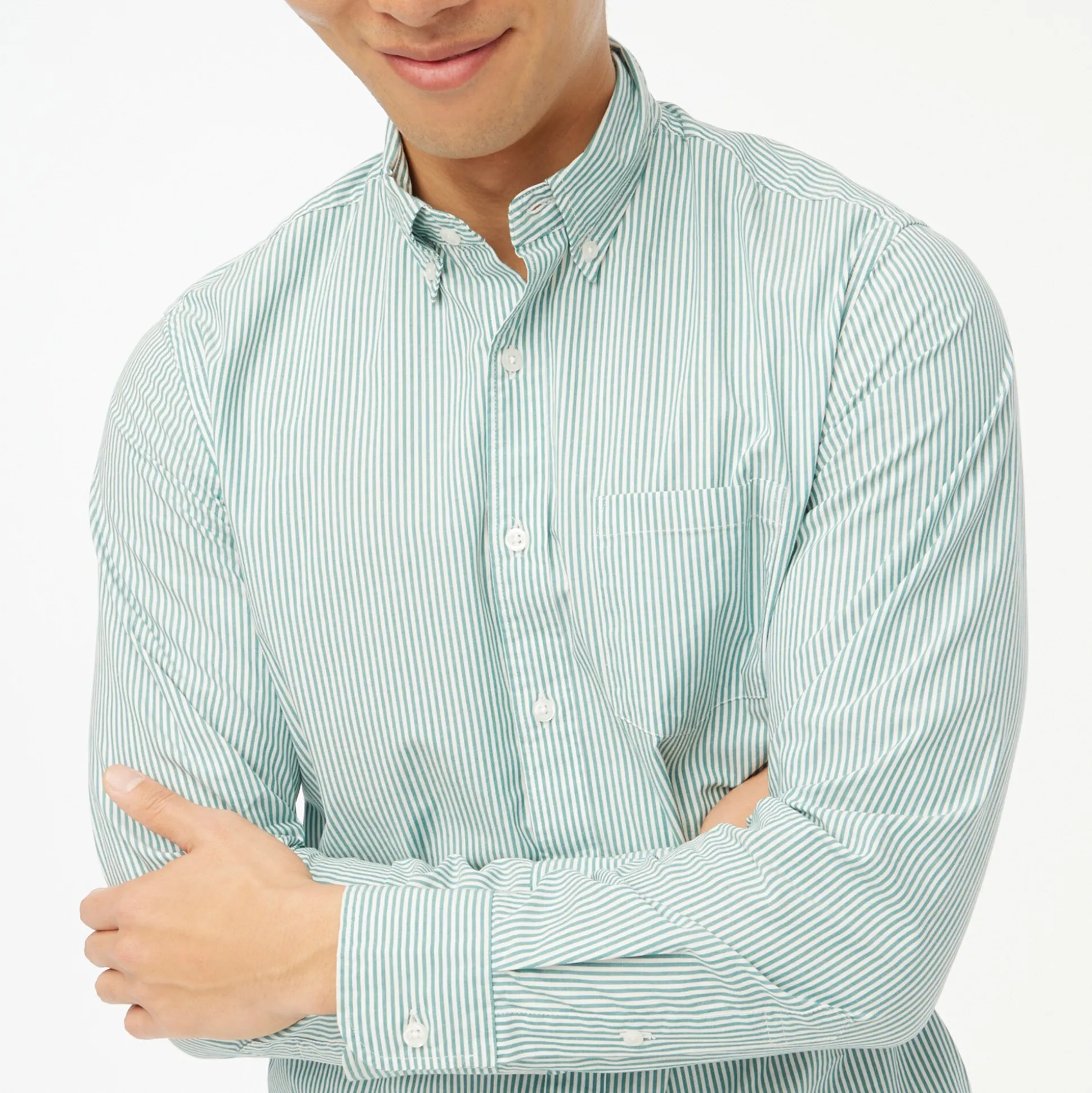 Factory: Striped Slim Flex Casual Shirt For Men>J.Crew Factory Store