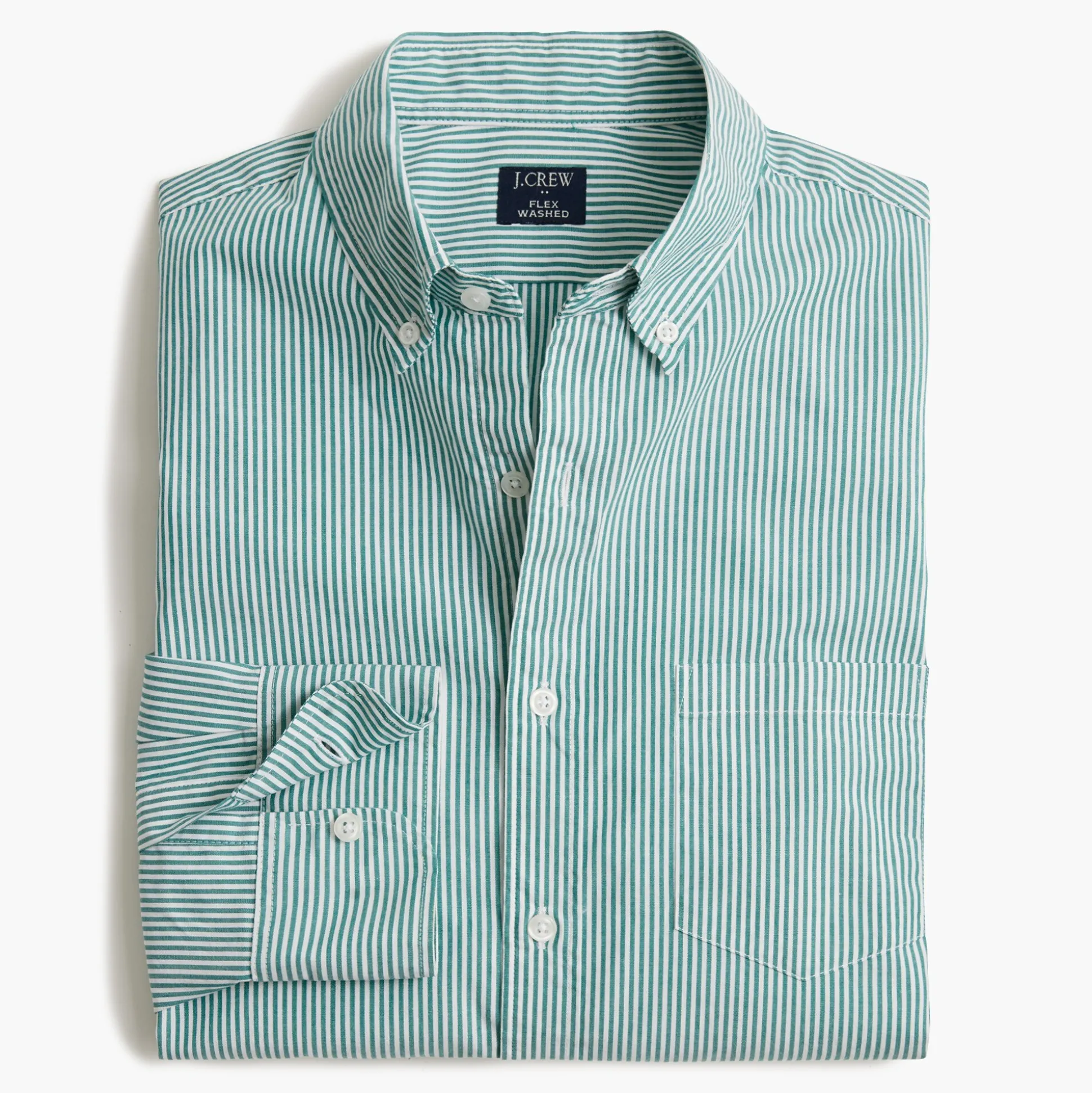 Factory: Striped Slim Flex Casual Shirt For Men>J.Crew Factory Store