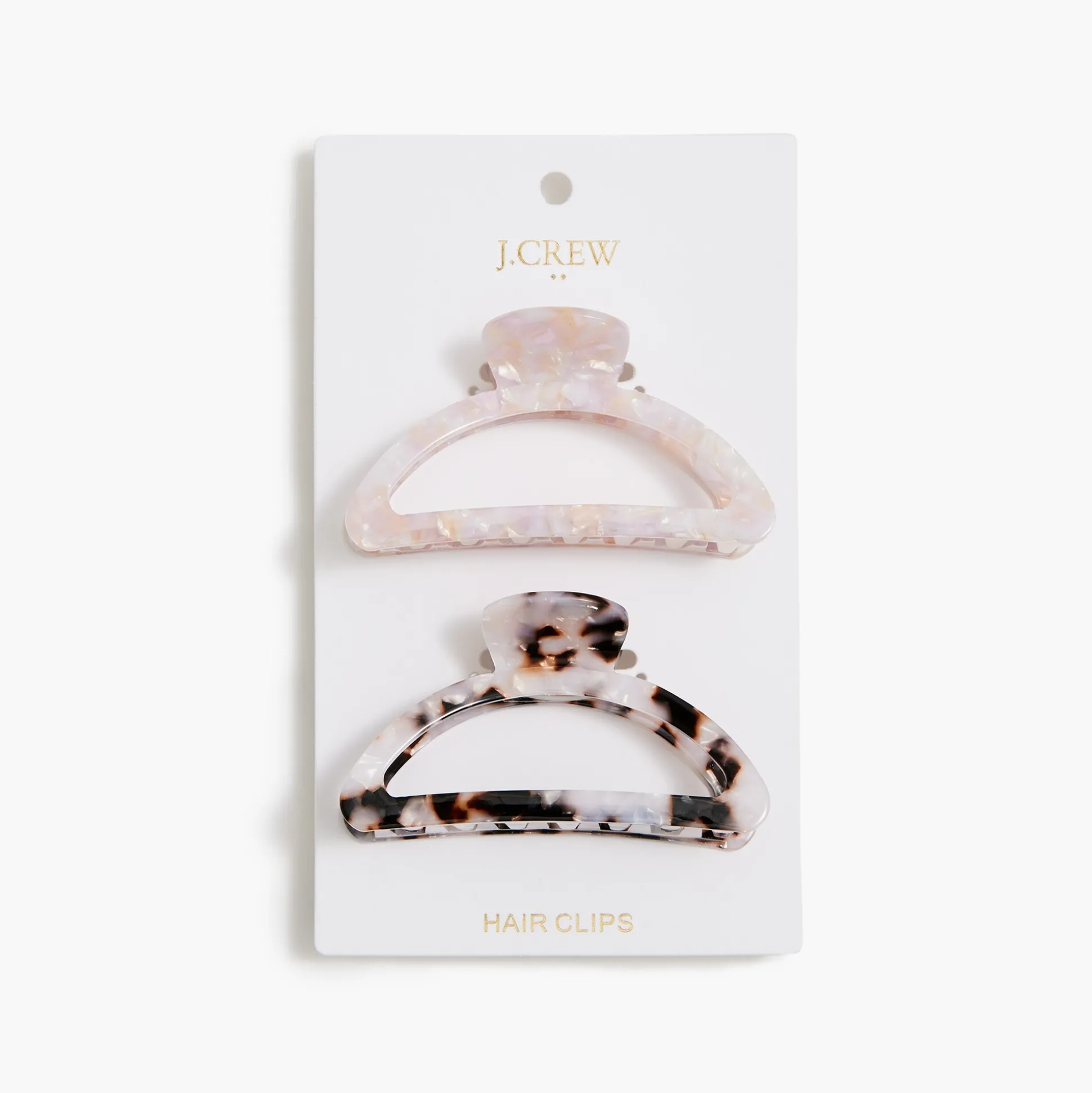 Factory: Tortoise Claw Hair Clips Set For Women>J.Crew Factory Flash Sale